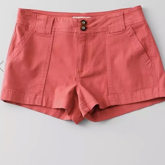 BKE stretch shorts lot bundle of 2 summer Bermuda blue and coral - Picture 6 of 8